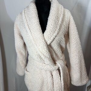 2/$30 Ulta Cozy Plush Cream Sherpa Robe Size L/XL